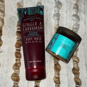 BATH & BODY WORKS Ginger and Cardamom Wash and Scrub